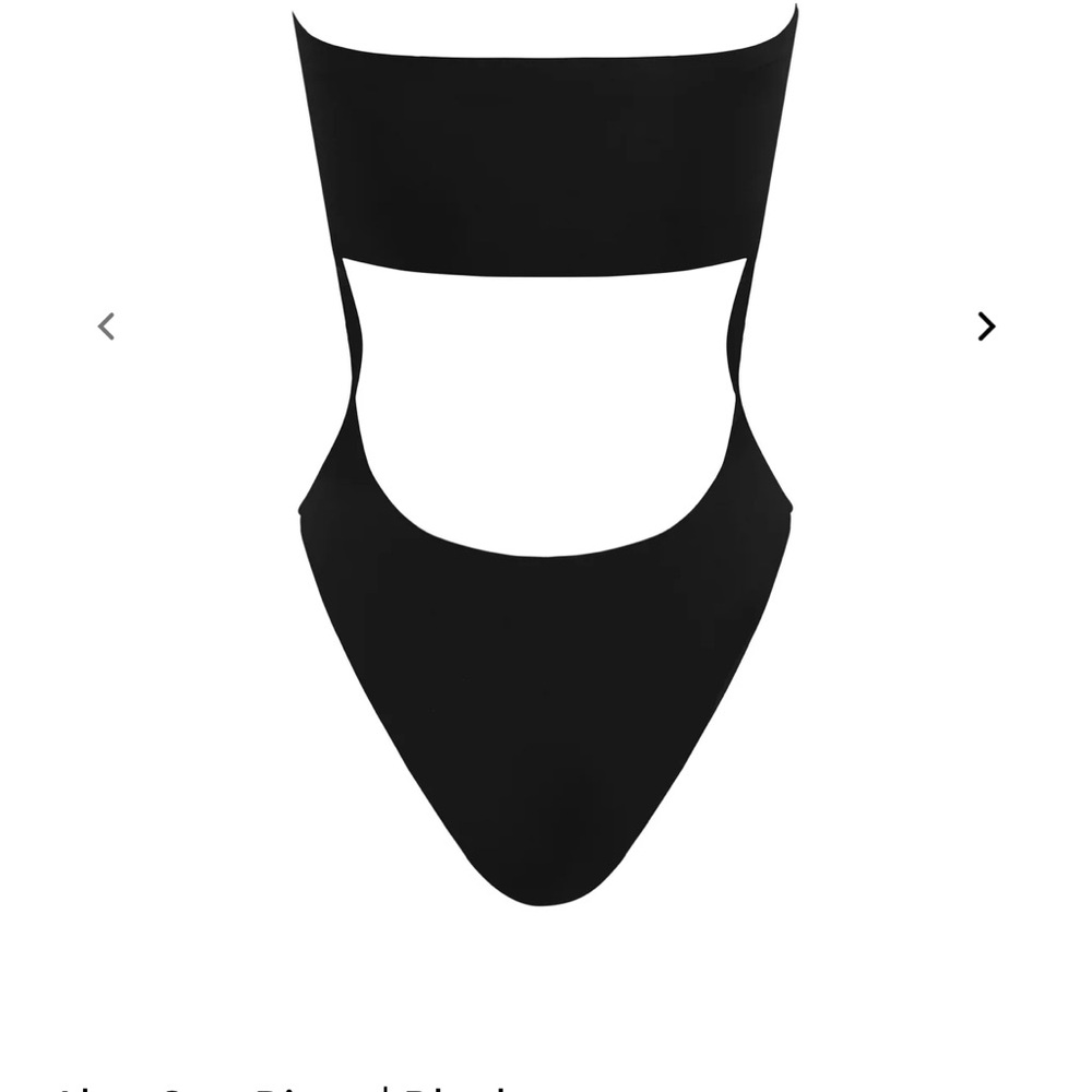 Myra Swim Chic Black Strapless Swimsuit with open back!Camel!Aloe is the style - Picture 6 of 6